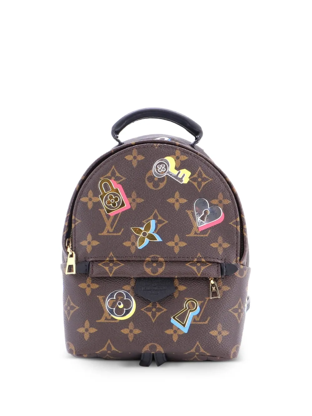 Louis Vuitton Pre-Owned Palm Springs Limited Edition Love Lock Monogram Canvas Mini backpack - Brown