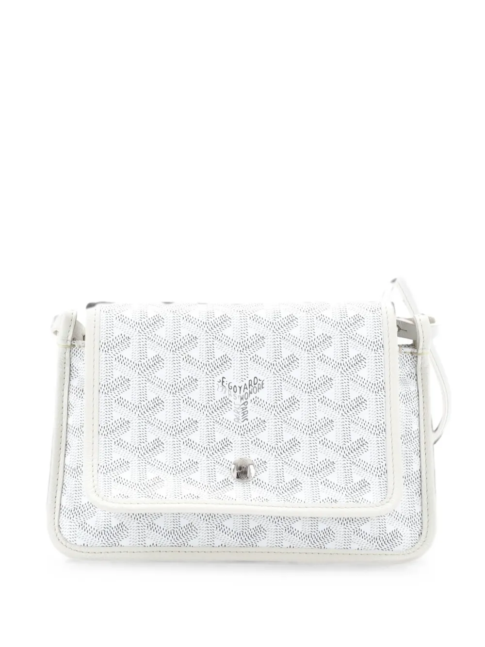 Goyard Pre-Owned Plumet Portemonnaie mit Kettenriemen - Weiß