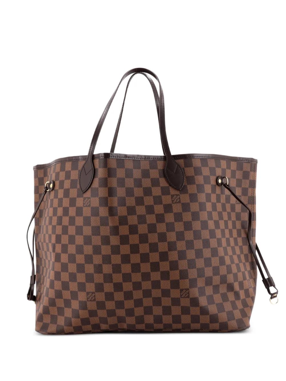 Louis Vuitton Pre-Owned Borsa tote Neverfull GM in tela Damier - Marrone