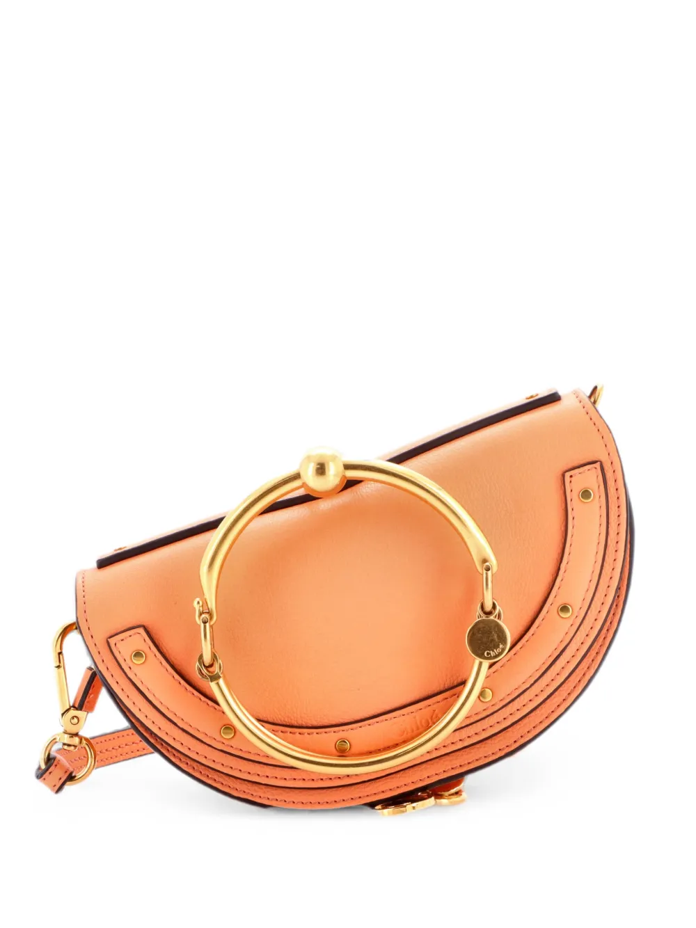 Chloé Pre-Owned Borsa a tracolla Nile mini in pelle - Arancione