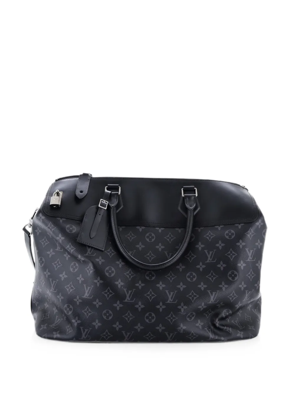 Louis Vuitton Pre-Owned Borsa da viaggio Greenwich NM Handbag Monogram in tela Eclipse - Nero
