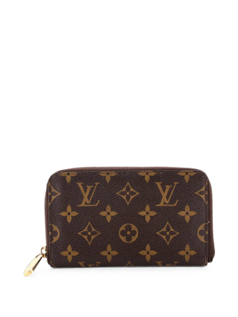 Louis Vuitton Pre-Owned Portafoglio compatto Zippy in tela con monogramma - Marrone