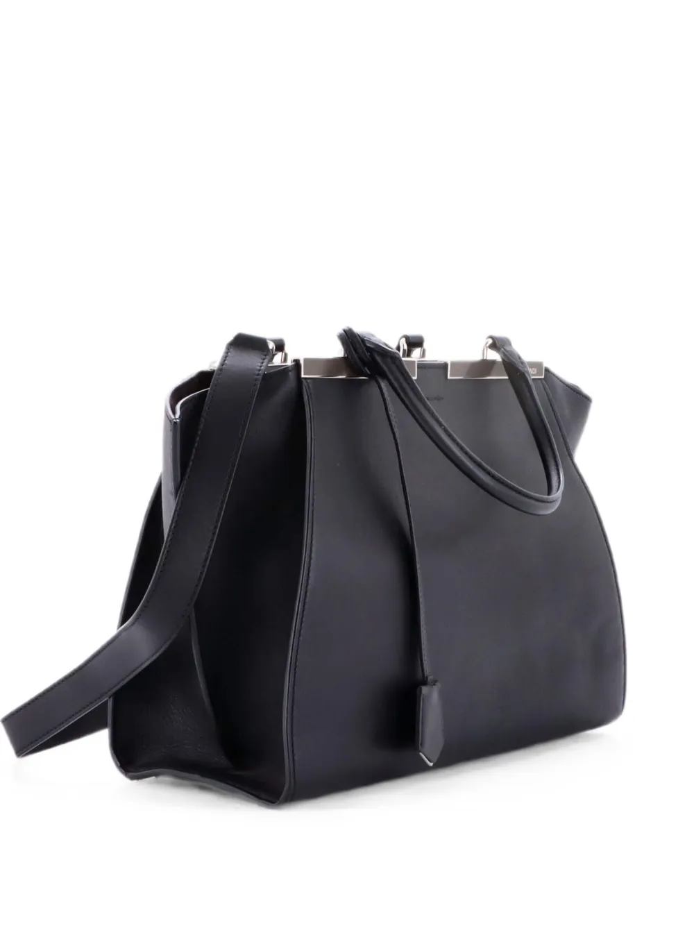 Fendi Pre-Owned Borsa a tracolla Petite 3Jours in pelle - Nero