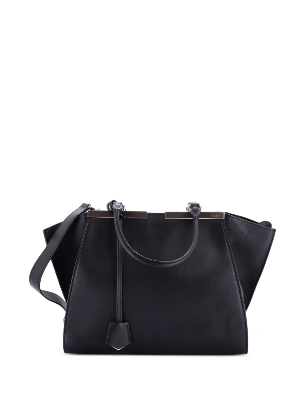 Fendi Pre-Owned Borsa a tracolla Petite 3Jours in pelle - Nero
