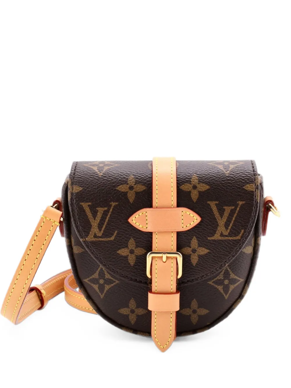 Louis Vuitton Pre-Owned Chantilly NM Handbag Monogram Canvas Micro crossbody bag - Braun