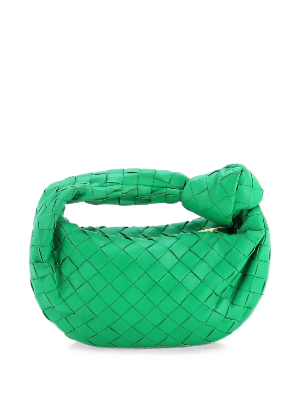 Bottega Veneta Pre-Owned Borsa passepartout BV Jodie mini in nappa con design Intrecciato - Verde