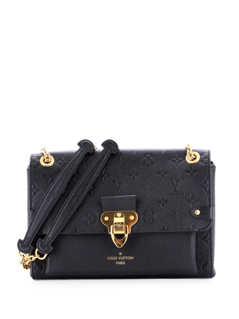 Louis Vuitton Pre-Owned Borsa a mano Vavin PM in pelle Empreinte con monogramma e tracolla - Nero