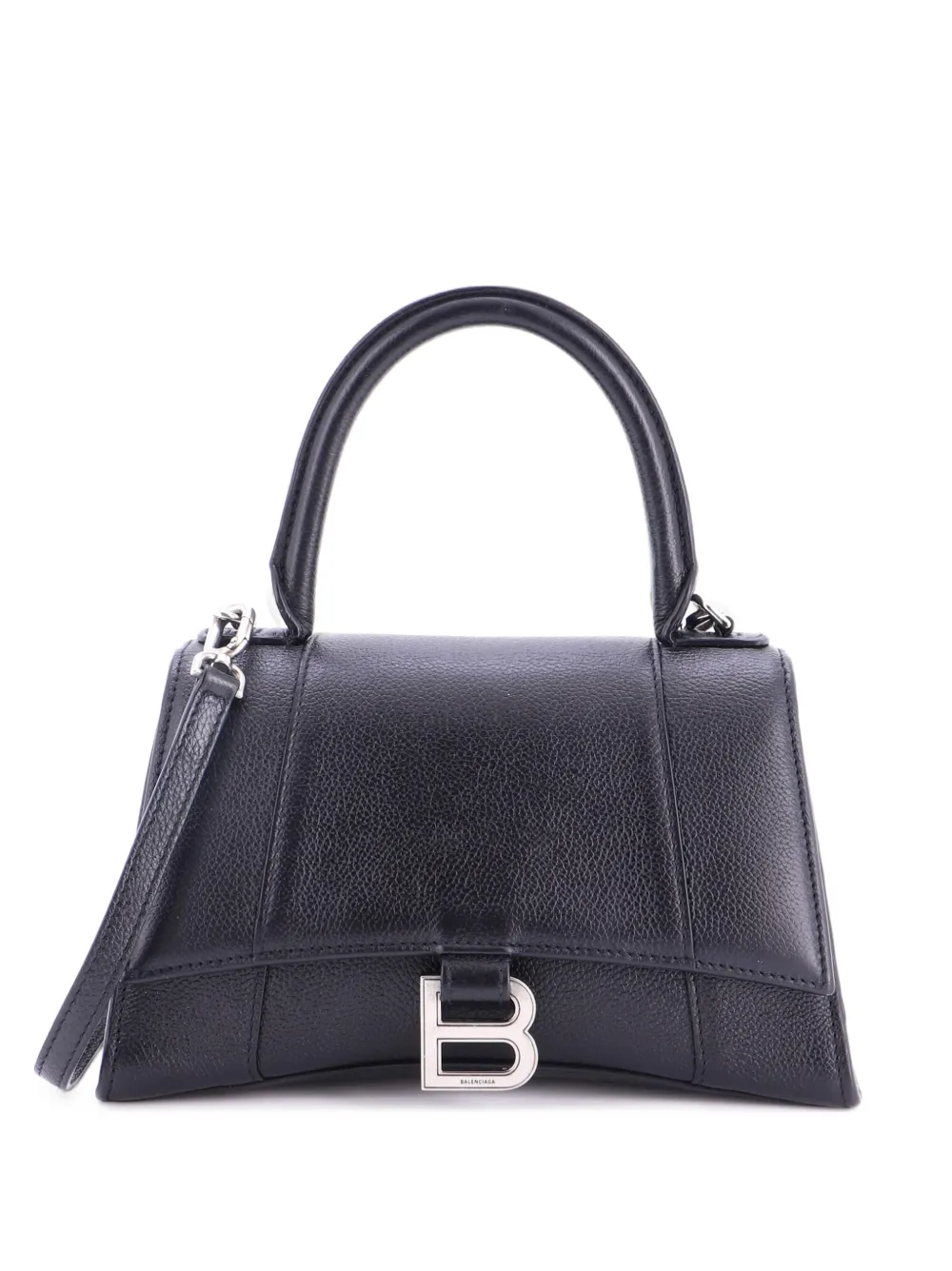Balenciaga Pre-Owned Hourglass Top Handle Bag Leather Small satchel - Schwarz