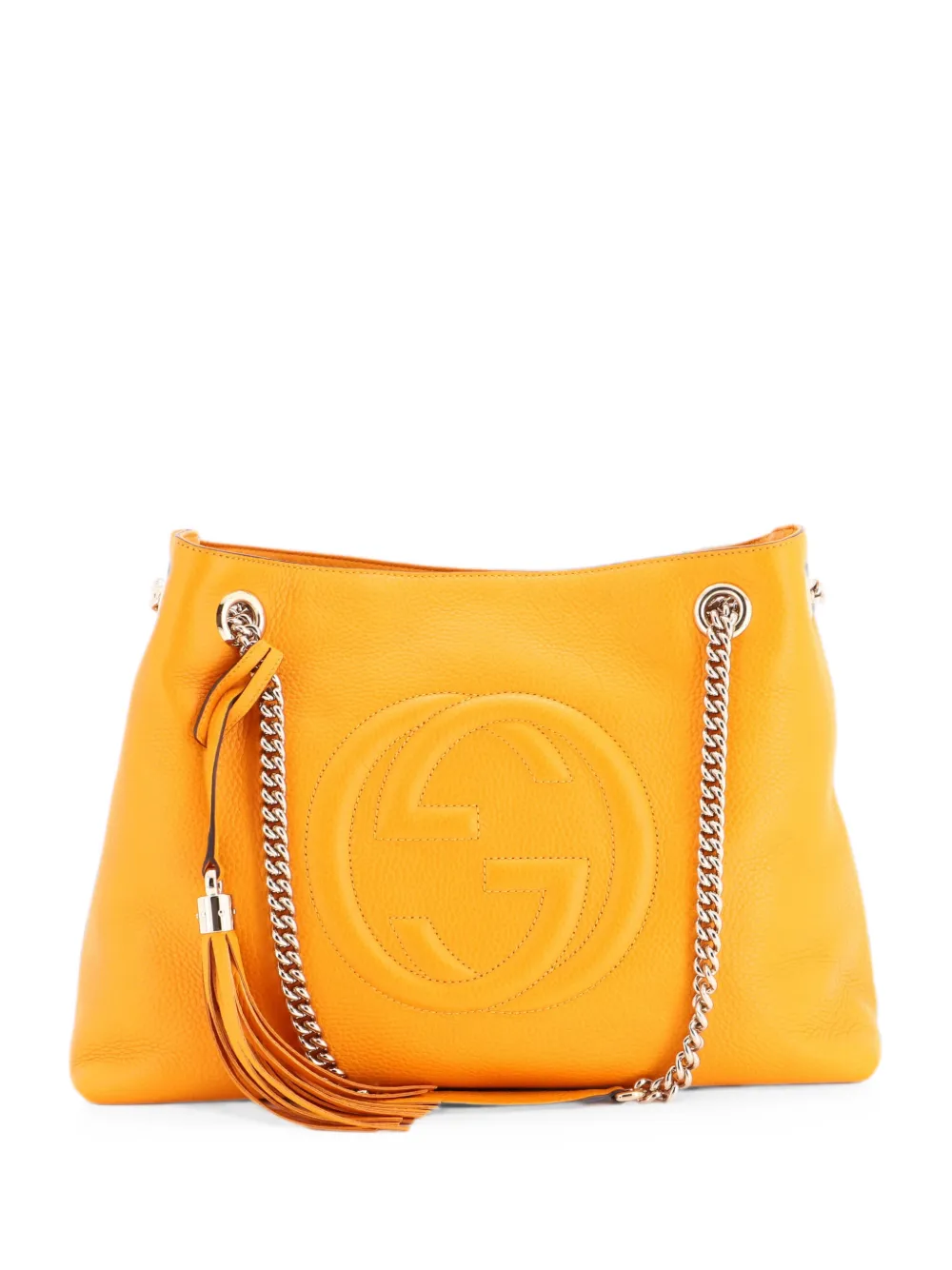 Gucci Pre-Owned Borsa a spalla Soho con catena - Arancione