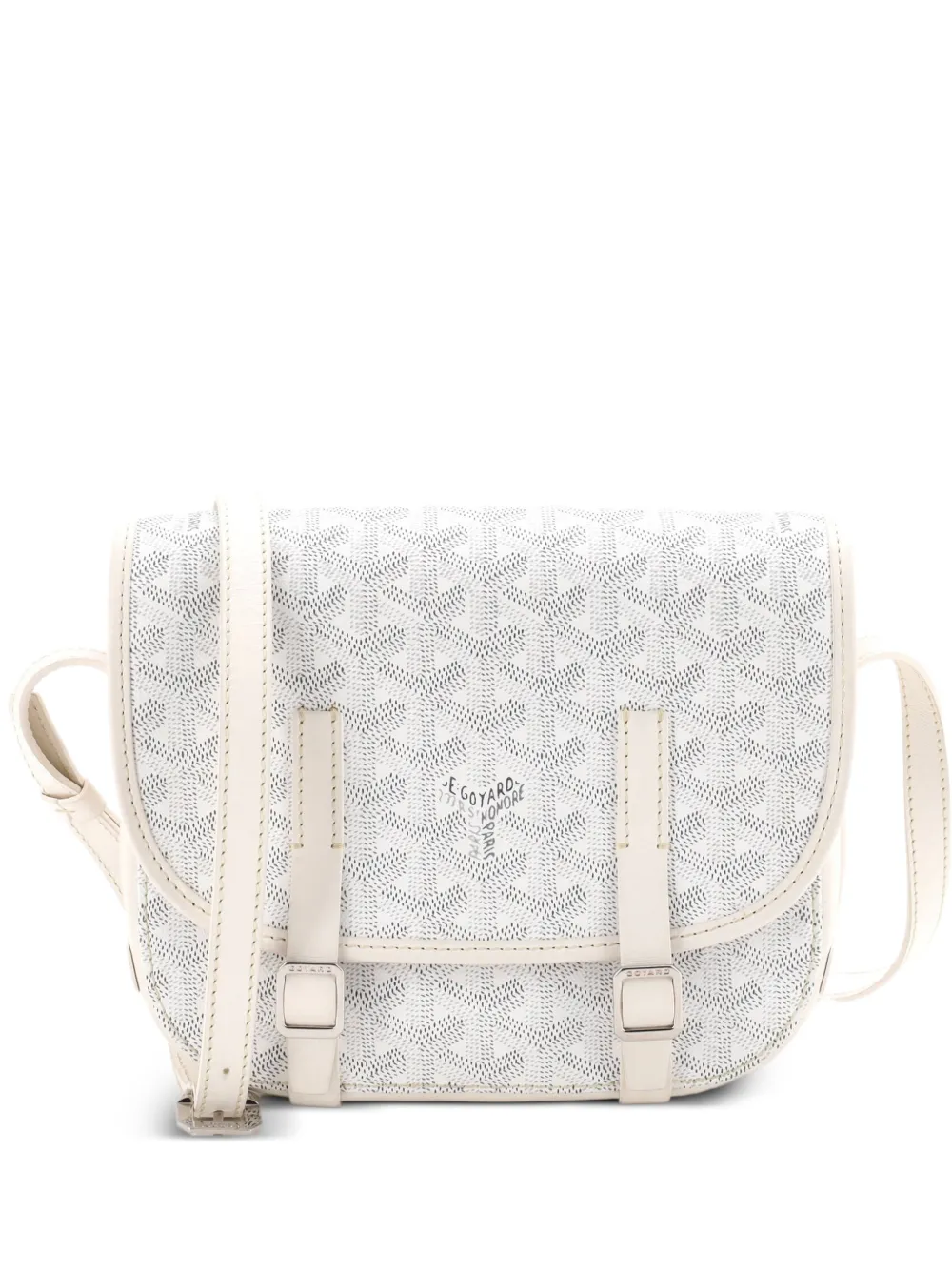Goyard Pre-Owned Borsa a tracolla Belvedere PM in tela cerata - Bianco
