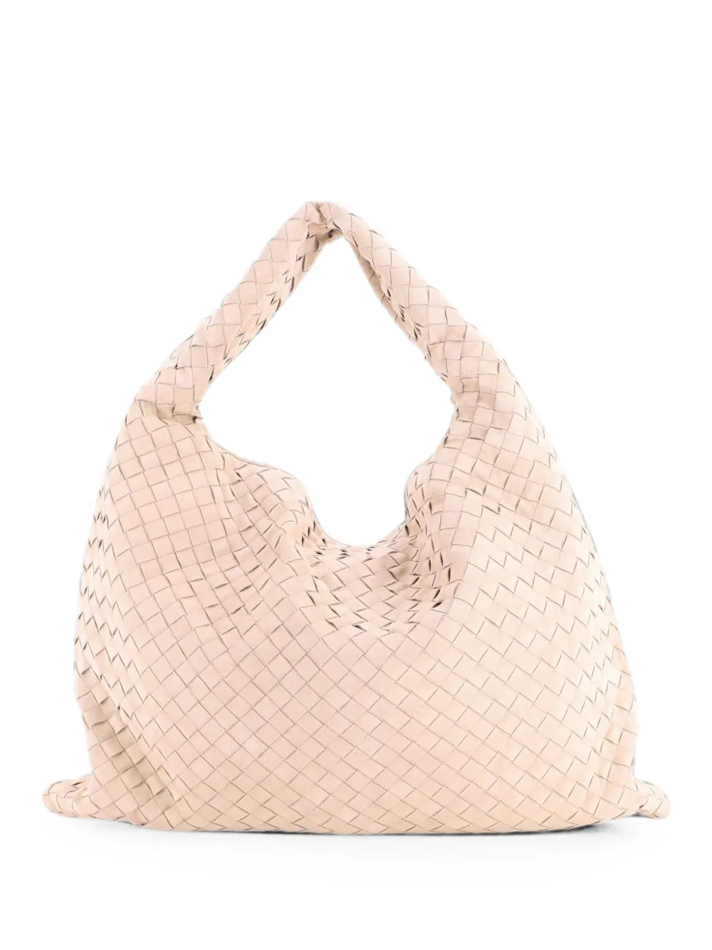 Bottega Veneta Pre-Owned Borsa passepartout Hop Intrecciato grande in pelle scamosciata - Toni neutri