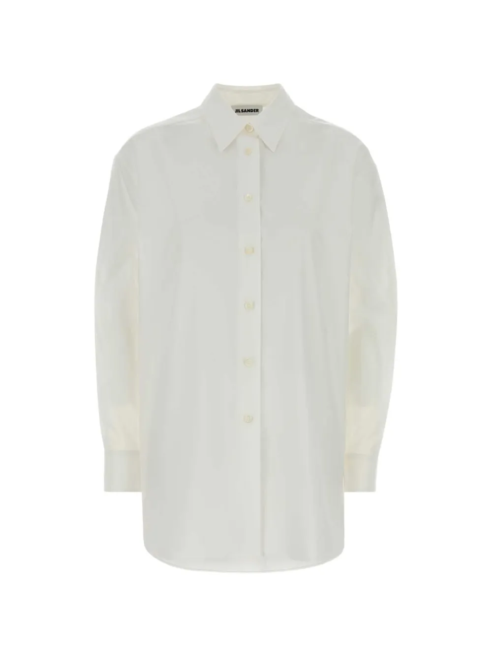 Jil Sander poplin long-sleeve shirt - Bianco