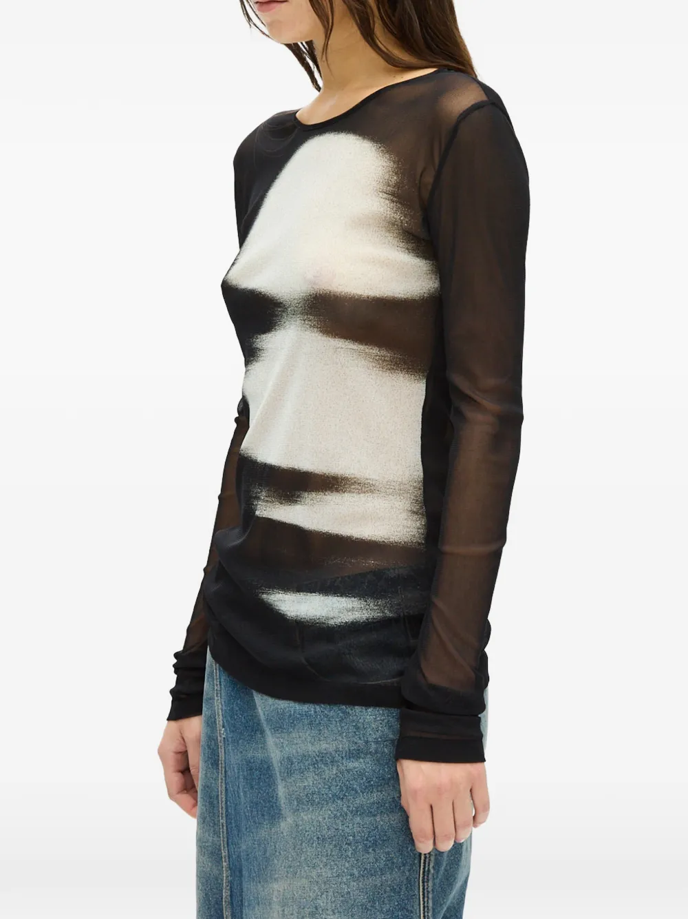 Ann Demeulemeester Fiene T-shirt Zwart