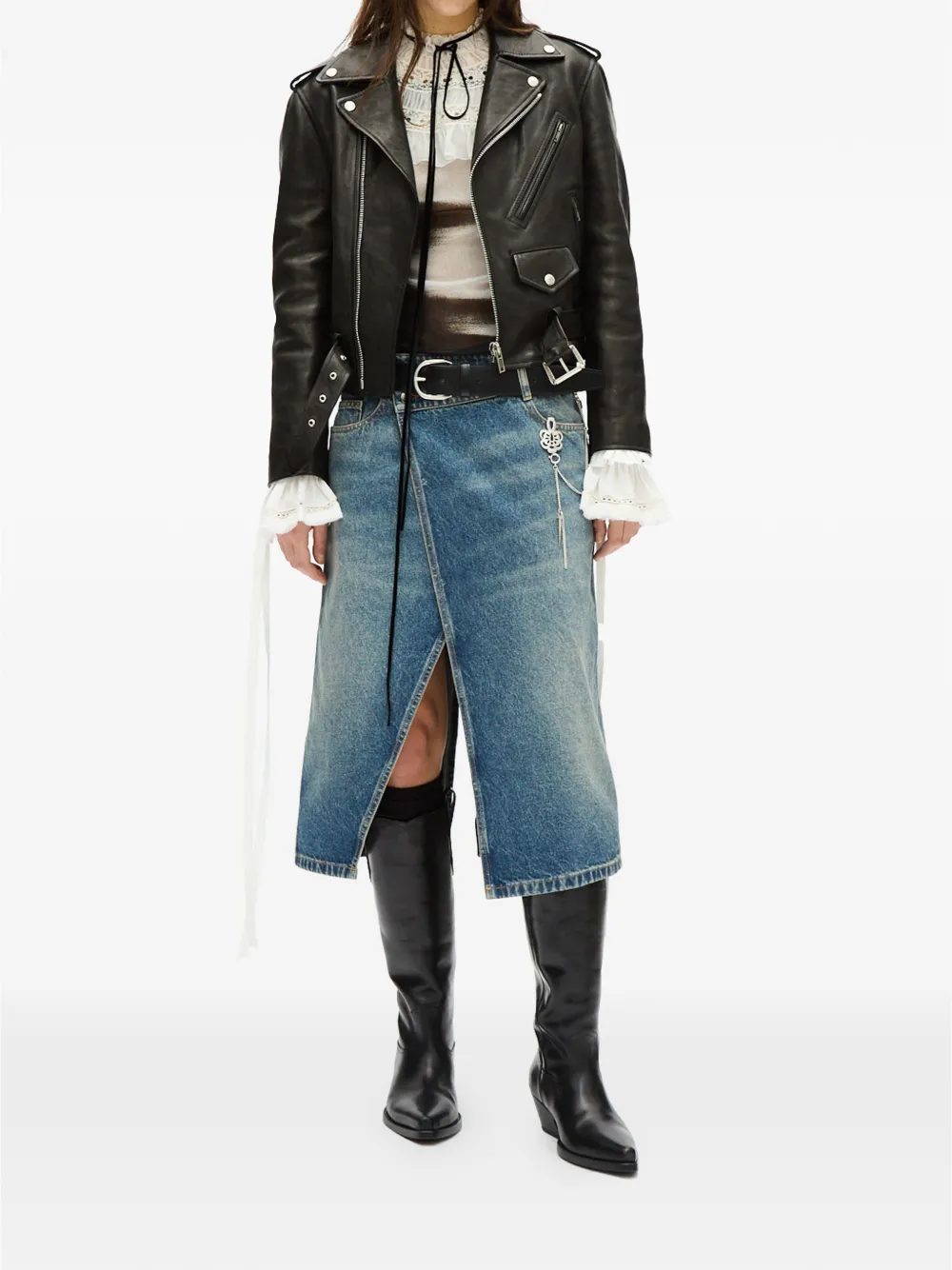 Ann Demeulemeester Fiene T-shirt Zwart