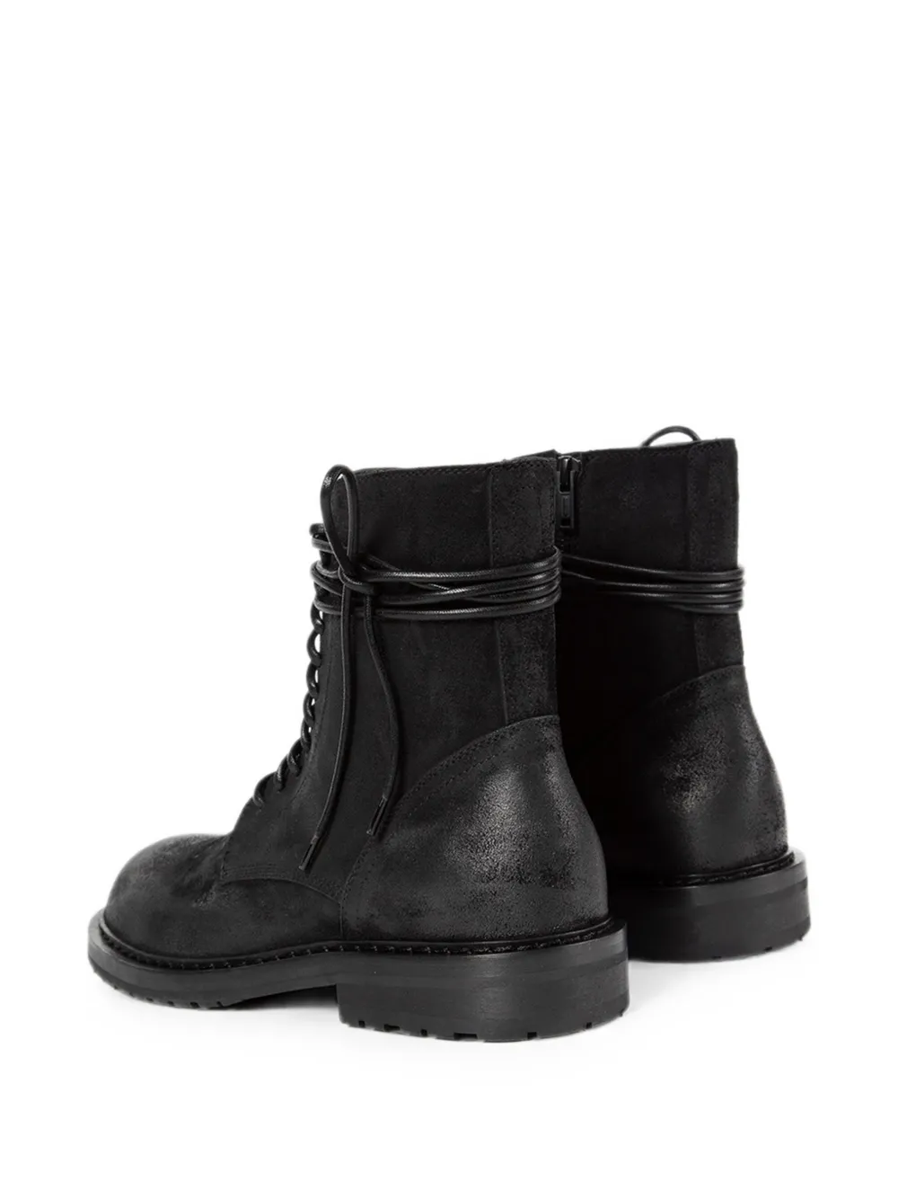 Ann Demeulemeester Danny lace-up ankle boots Zwart