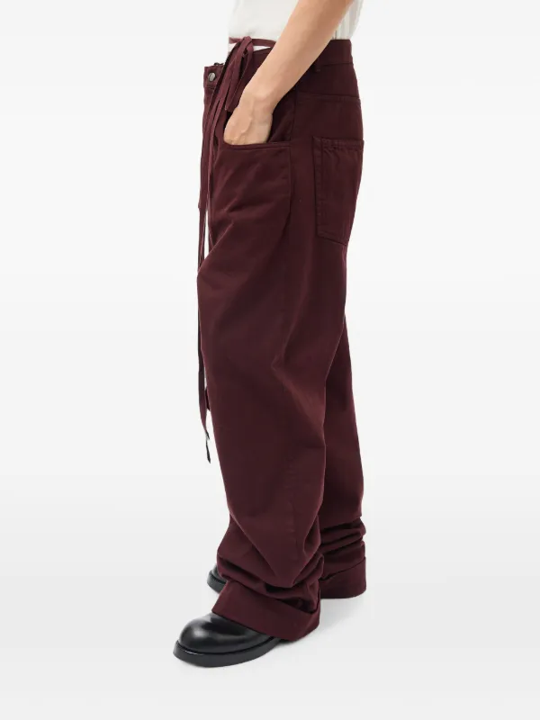 Ann Demeulemeester Michael Five-pocket Jeans in Red
