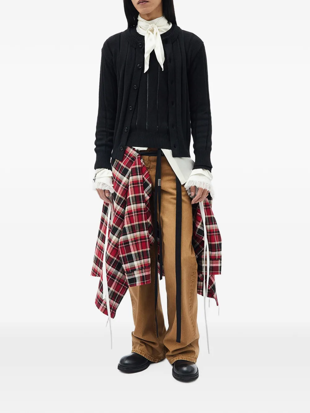 Ann Demeulemeester Modest flared jeans Bruin