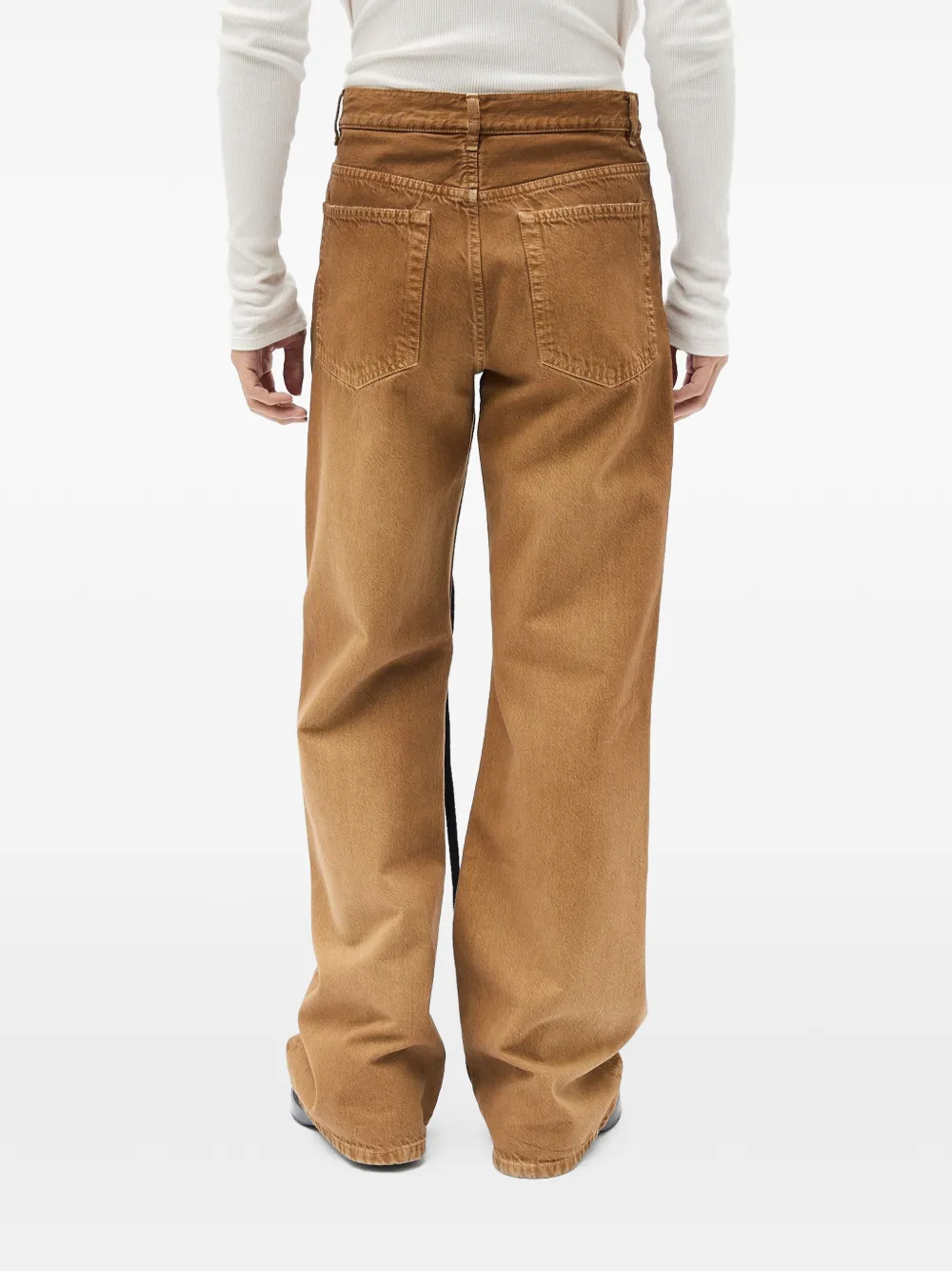 Ann Demeulemeester Modest flared jeans Bruin