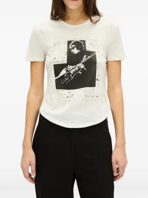 Ann Demeulemeester Floor curved-hem T-shirt