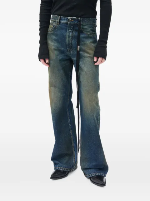 Ann Demeulemeester Modest faded flared jeans