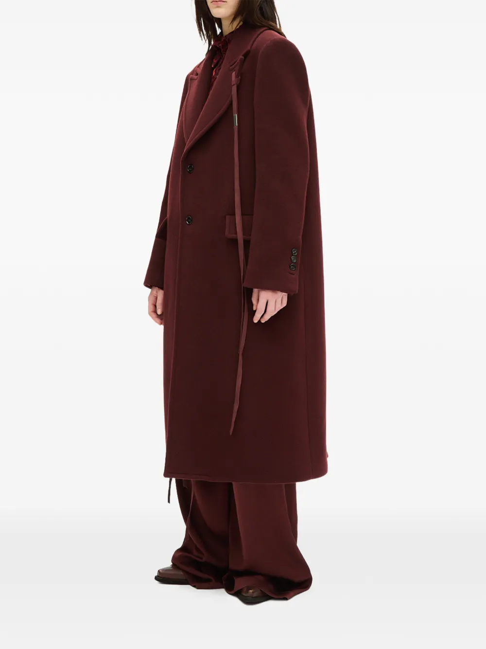 Ann Demeulemeester Aldina jas Rood