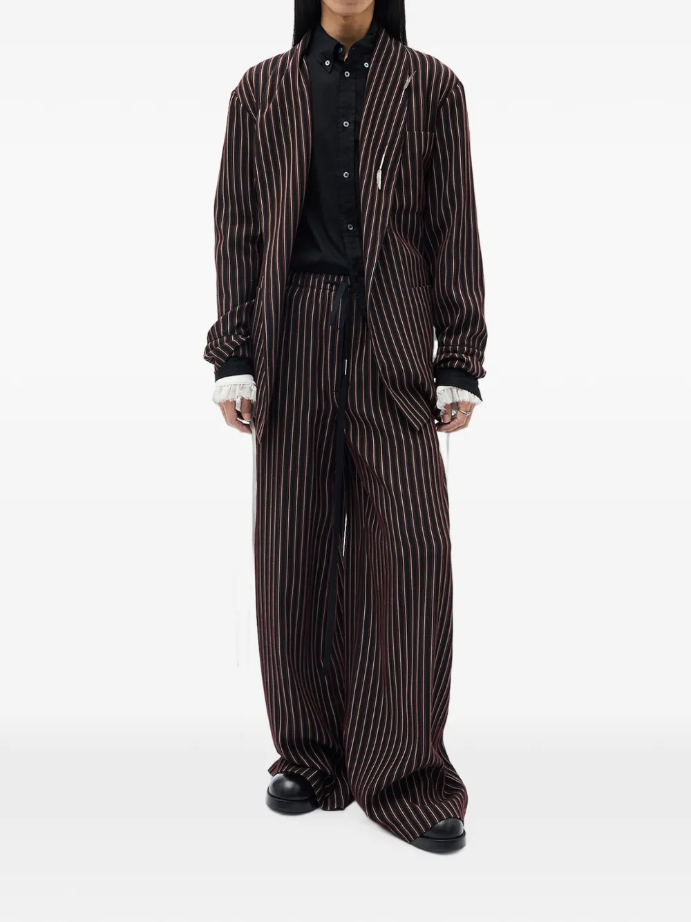 Ann Demeulemeester Button-down overhemd Zwart
