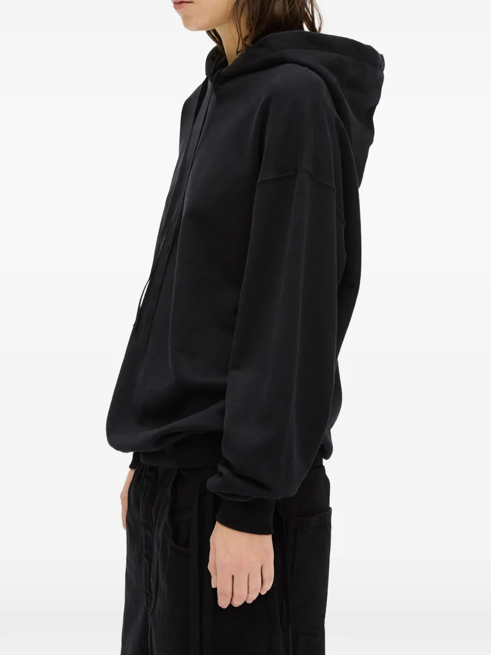 Ann Demeulemeester Cara hoodie met trekkoord Zwart