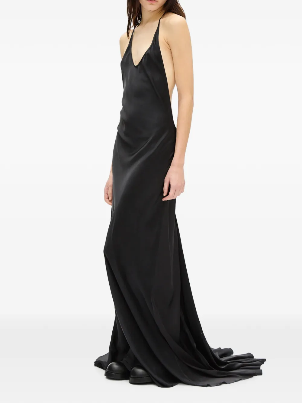 Ann Demeulemeester Eleonor maxi-dress Zwart