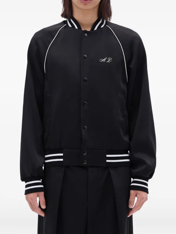 Ann Demeulemeester Lovers Forever Raglan-sleeve Bomber Jacket in Black