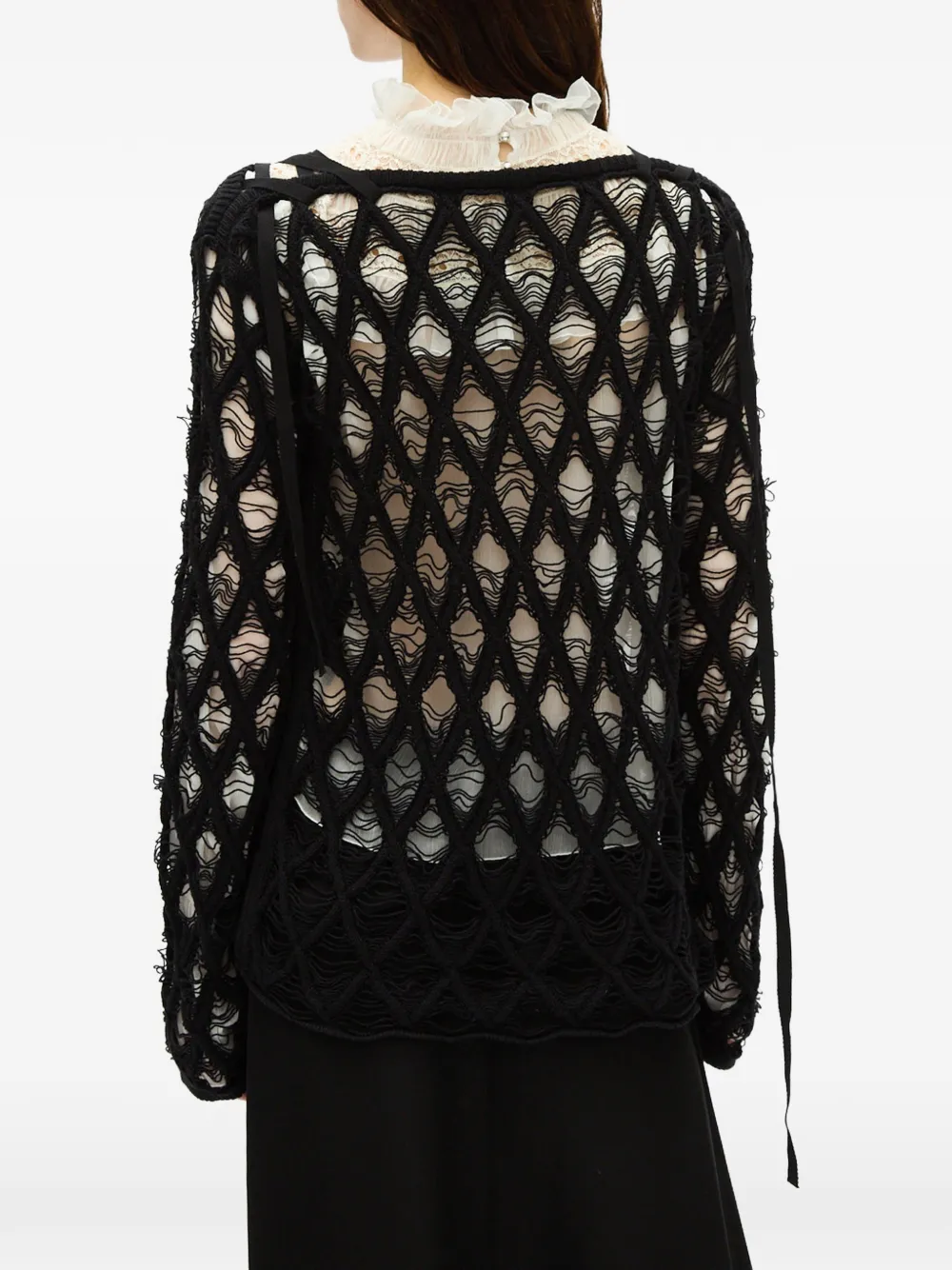 Ann Demeulemeester Izabel trui Zwart
