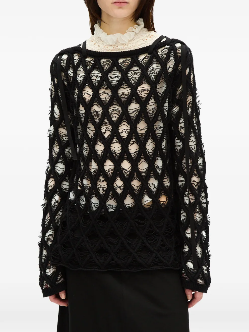 Ann Demeulemeester Izabel sweater - Nero