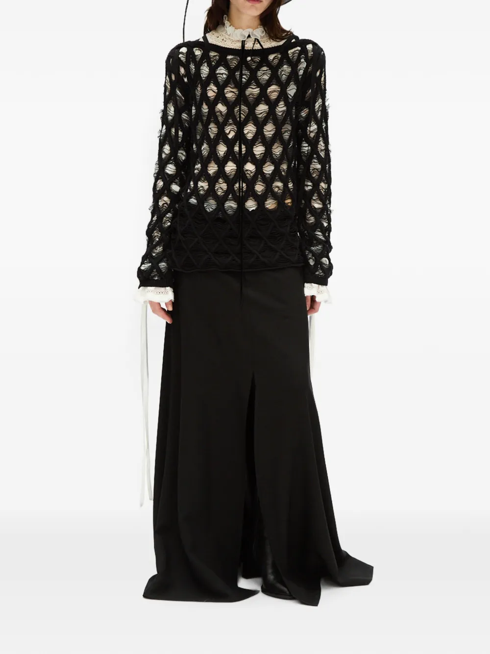 Ann Demeulemeester Izabel trui Zwart