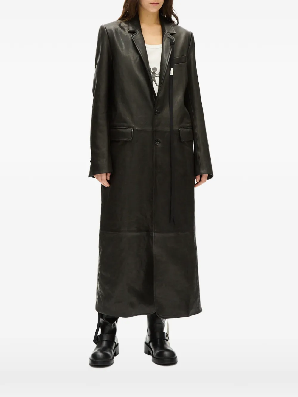 Ann Demeulemeester Virva tailored coat - Nero
