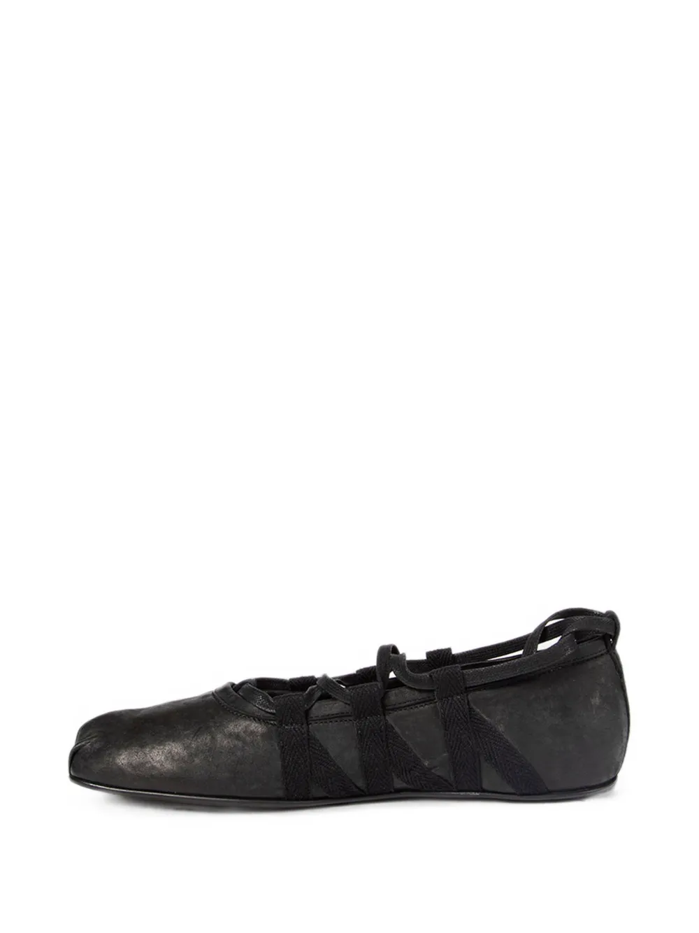 Ann Demeulemeester Fiep lace-up ballet flats Zwart