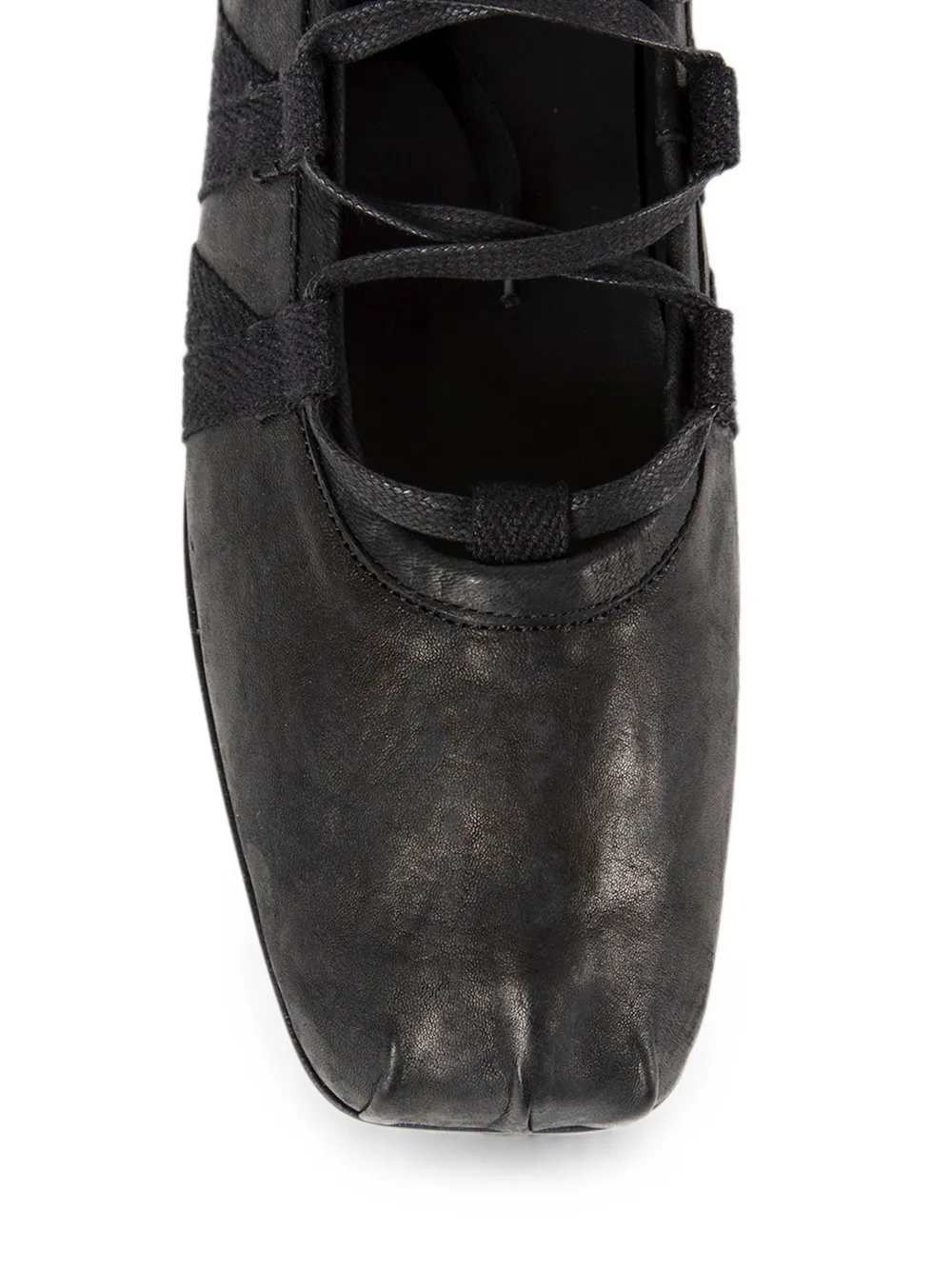 Ann Demeulemeester Fiep lace-up ballet flats Zwart