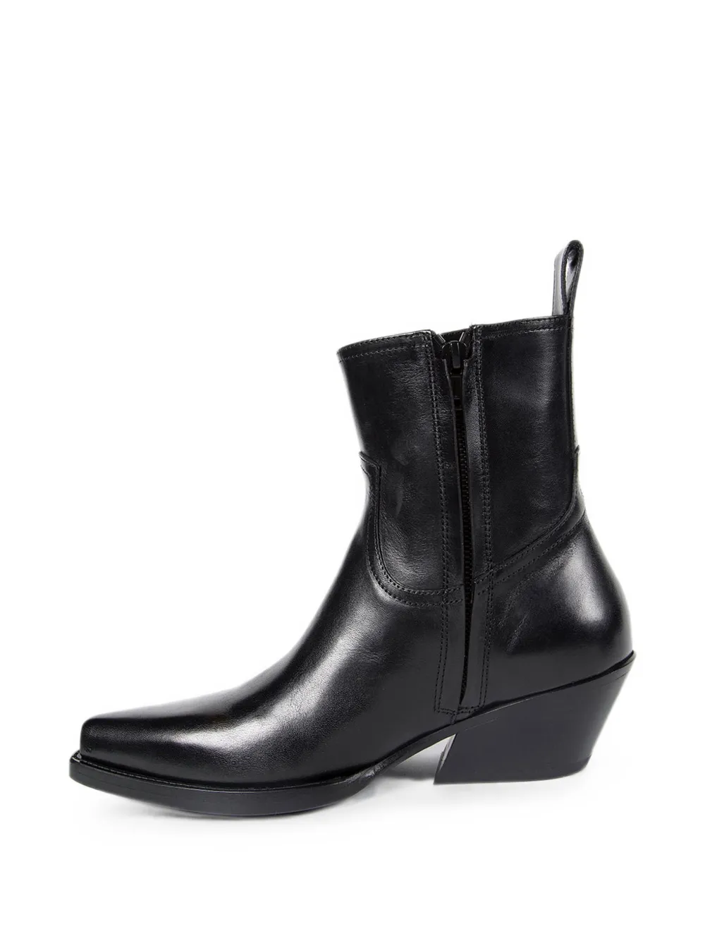 Ann Demeulemeester Imme pointed-toe ankle boots Zwart