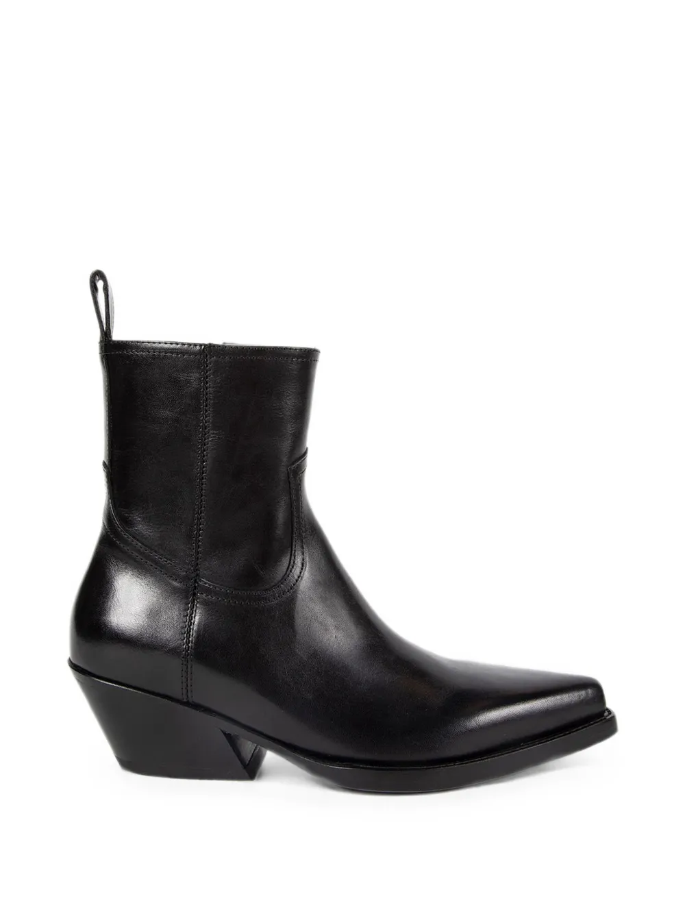 Ann Demeulemeester Imme pointed-toe ankle boots Zwart