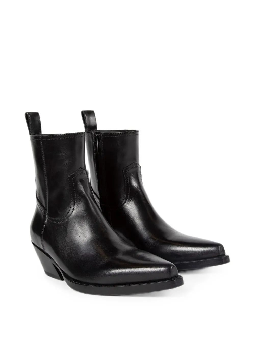 Ann Demeulemeester Imme pointed-toe ankle boots Zwart