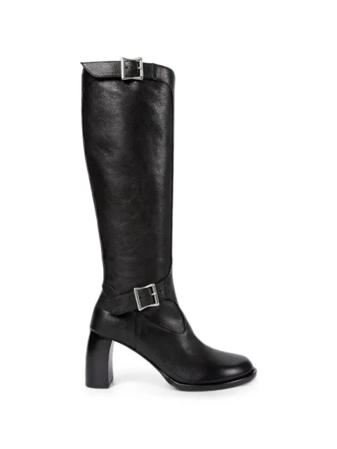 Ann Demeulemeester buckle-detail leather boots