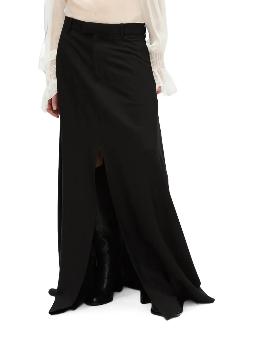 Ann Demeulemeester front-slit maxi skirt
