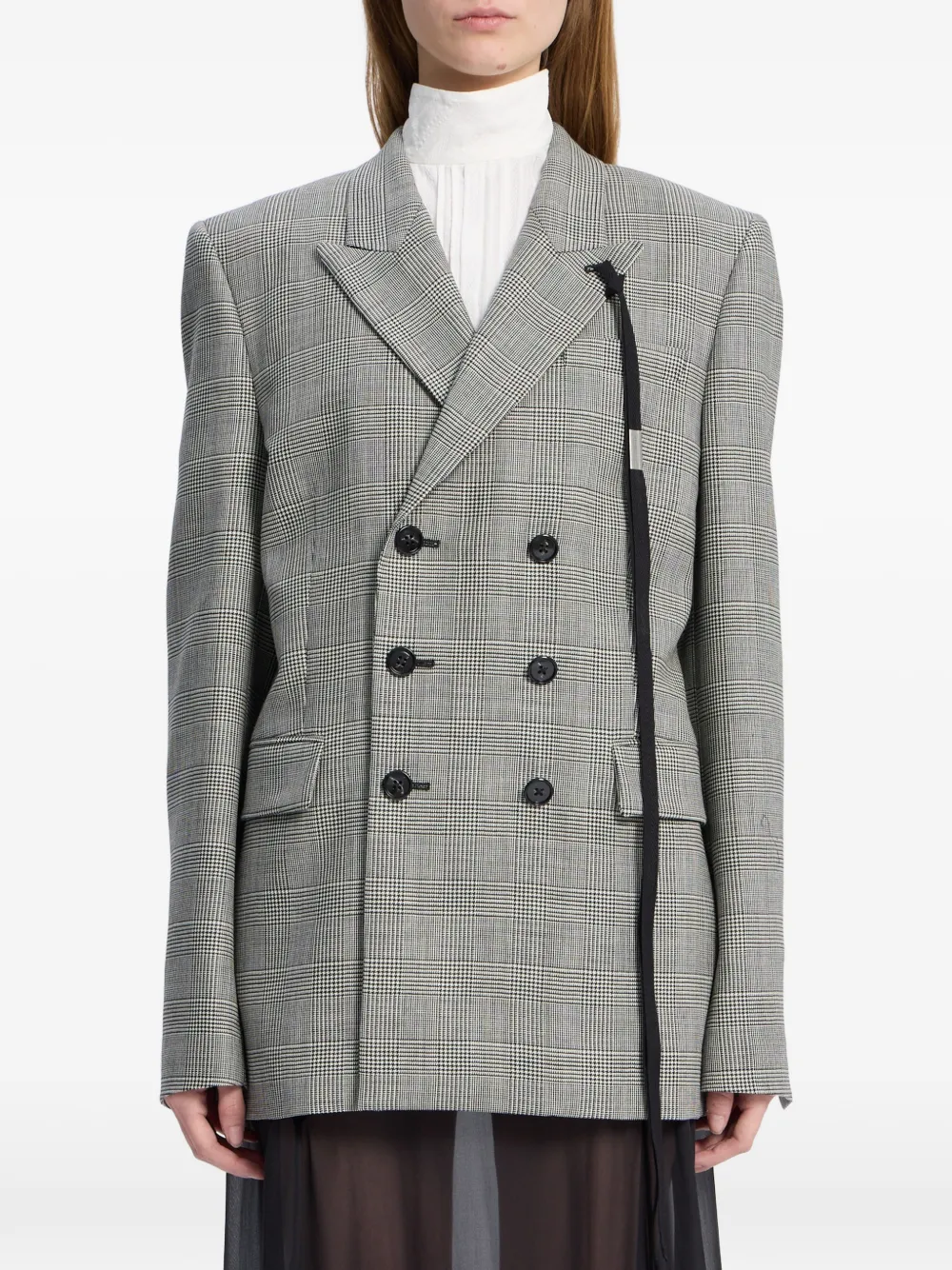 Ann Demeulemeester double-breasted wool blazer
