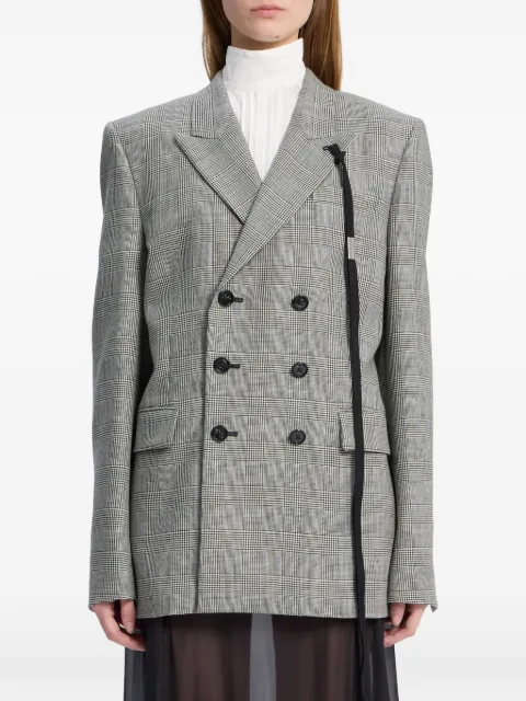 Ann Demeulemeester blazer en laine à boutonnière croisée