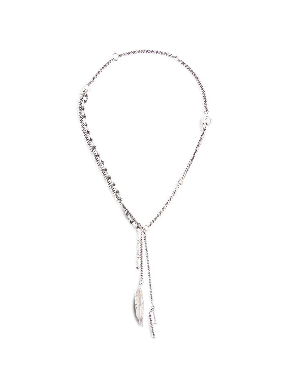 Ann Demeulemeester Maiko necklace - Silber