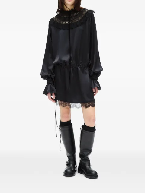 Ann Demeulemeester Armida ruffle-collar mini dress