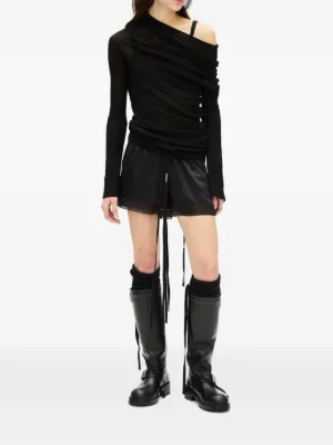 Rick Owens DRKSHDW ドローストリング ボクサーショーツ | ブラック