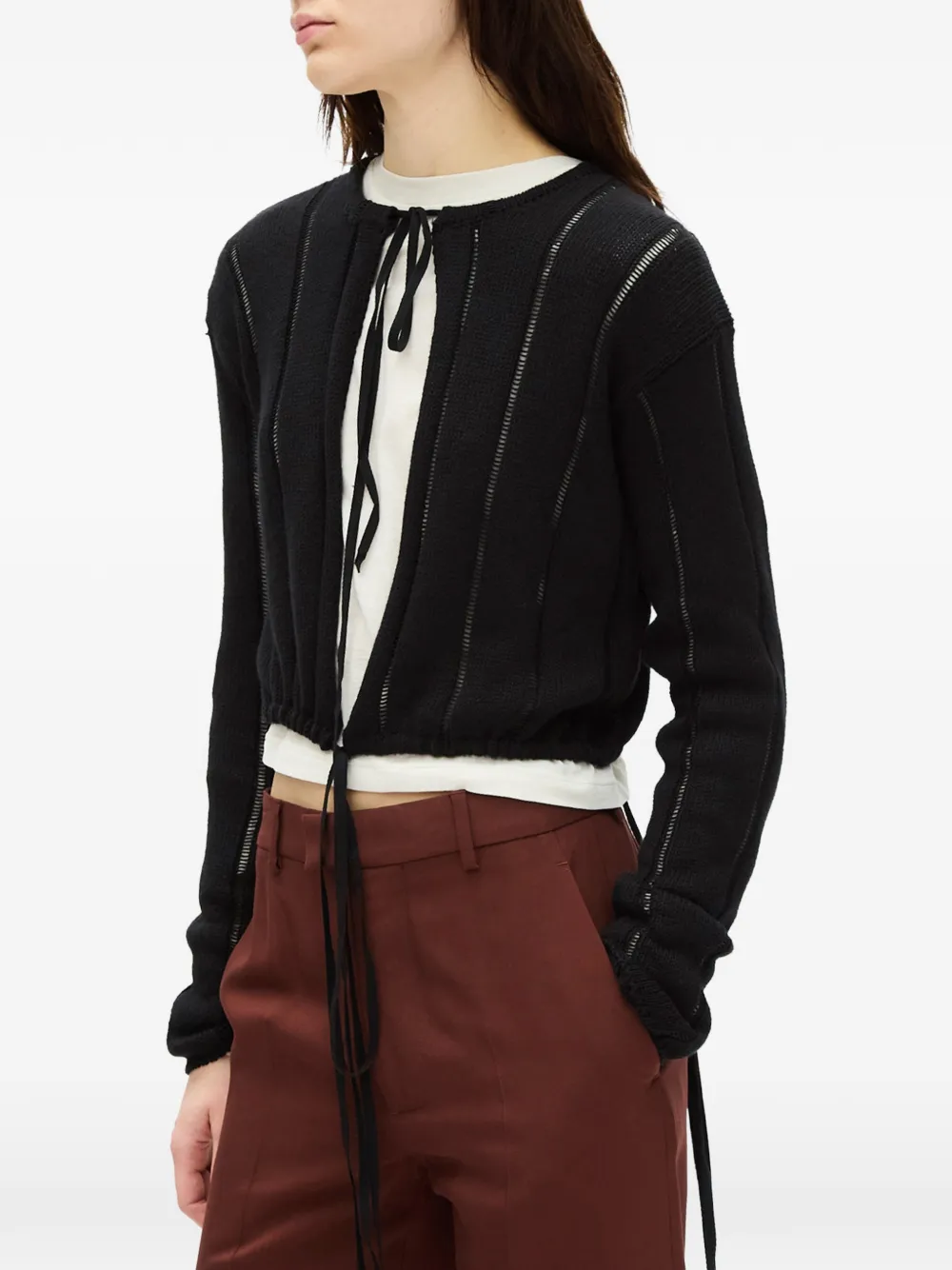 Ann Demeulemeester Jacklin vest Zwart