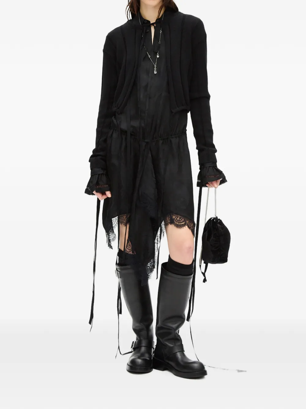 Ann Demeulemeester Jacklin vest Zwart