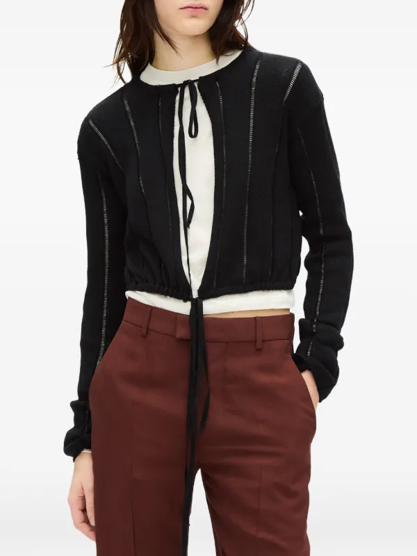 Ann Demeulemeester Jacklin Cardigan in Black