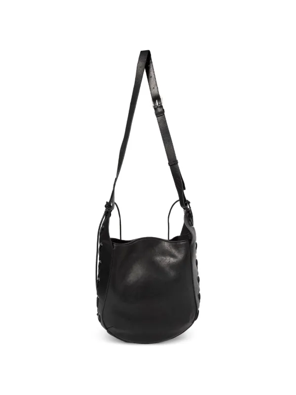 Ann Demeulemeester Medium Ravdna lace-up Shoulder Bag | Black