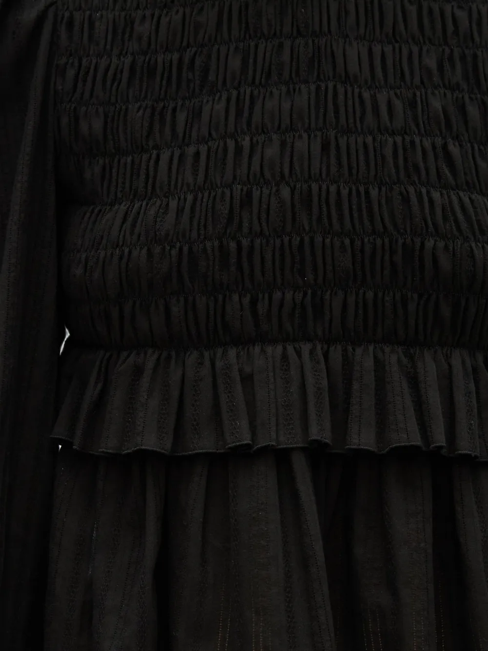Ann Demeulemeester Shirt met ruches Zwart